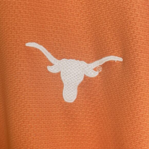 Texas Longhorns Nike NCAA Collegiate Team Polo Shirt Men's Large Orange Dri-Fit - Picture 8 of 14